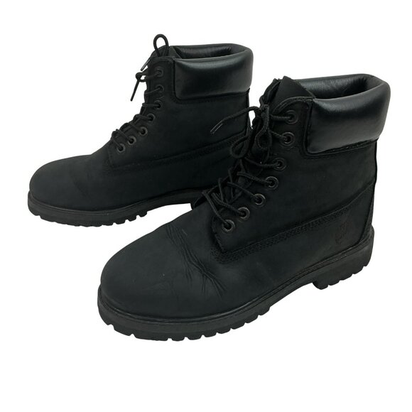 Timberland Premium 6” Waterproof Nubuck Leather Work Boots Mens 7M Black